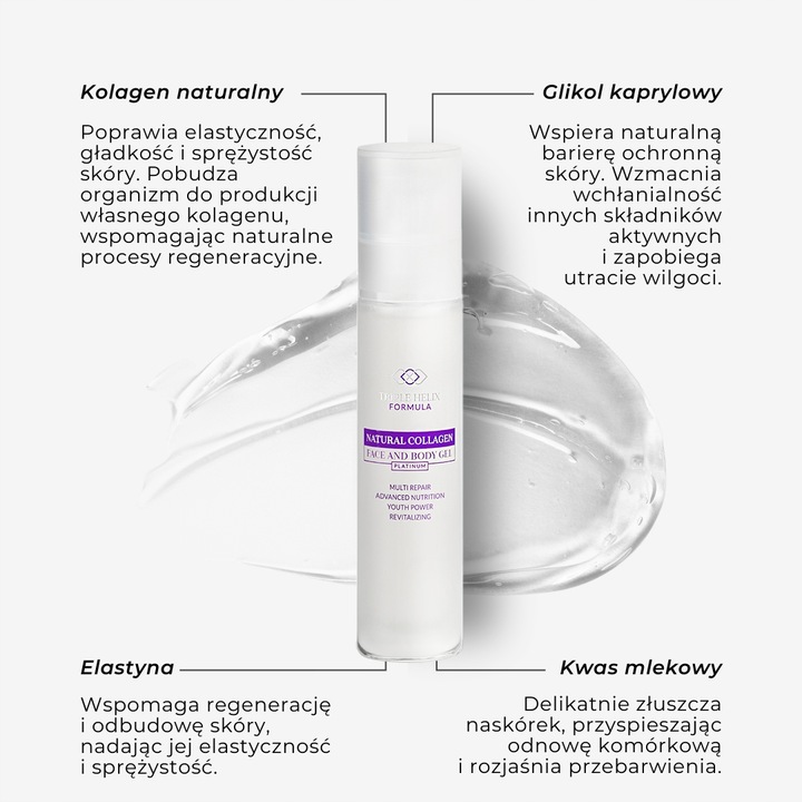 Kolagen Naturalny Platinum 50ml do Twarzy i Ciała – Revous / Souvre