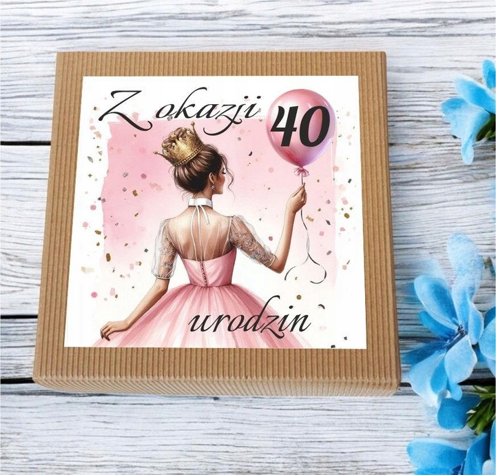 PREZENT na 40 urodziny 50 urodziny dla kobiety 20 30 60 18 KOSZ