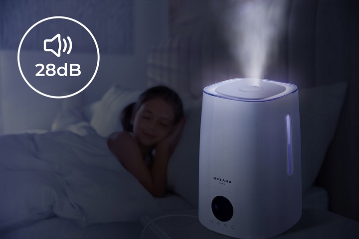 NAWILŻACZ POWIETRZA 3w1 4L HIGROMETR AROMATERAPIA DYFUZOR JONIZATOR