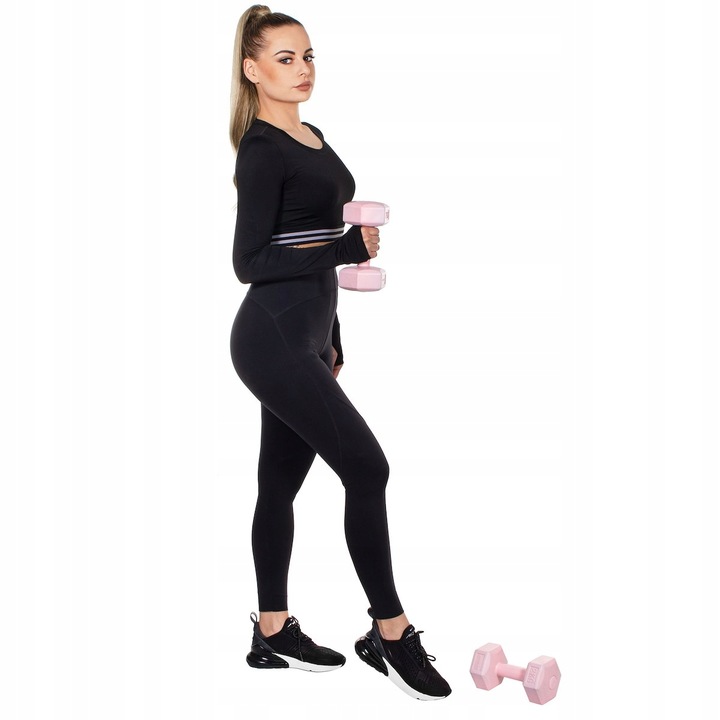 HANTLE 2x2kg ZESTAW CIĘŻARKI HANTELKI DO ĆWICZEŃ W DOMU HEKSAGONALNE