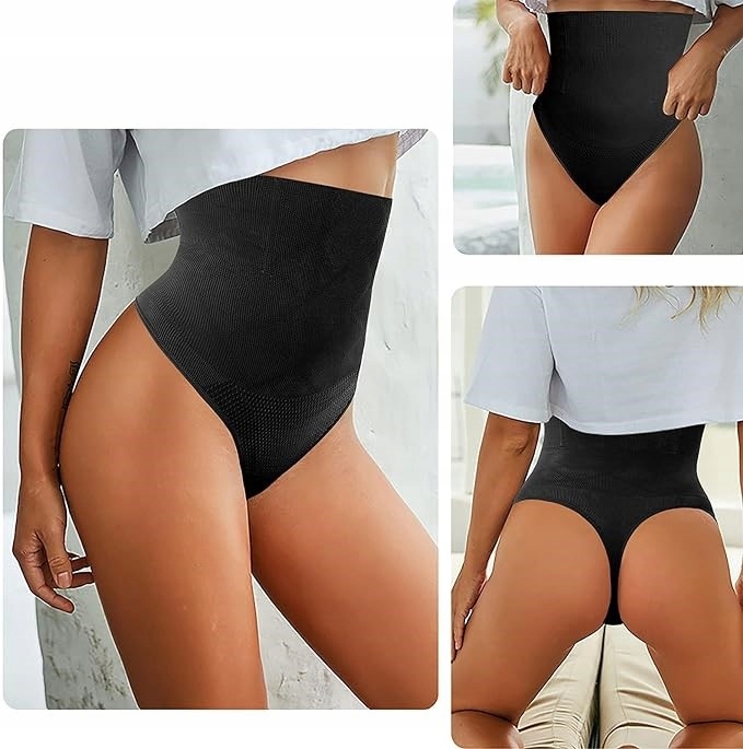 Stringi Wyszczuplające Brzuch Majtki Modelujące Bielizna Damska Korygująca
