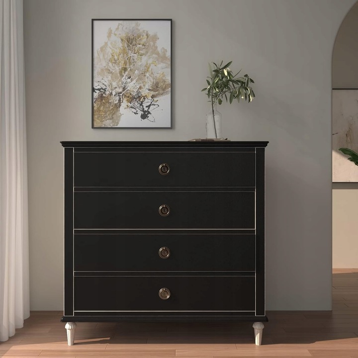 SAMOPRZYLEPNA MEBLOWA OKLEINA NA MEBLE CZARNA MATOWA 60cm x 10m