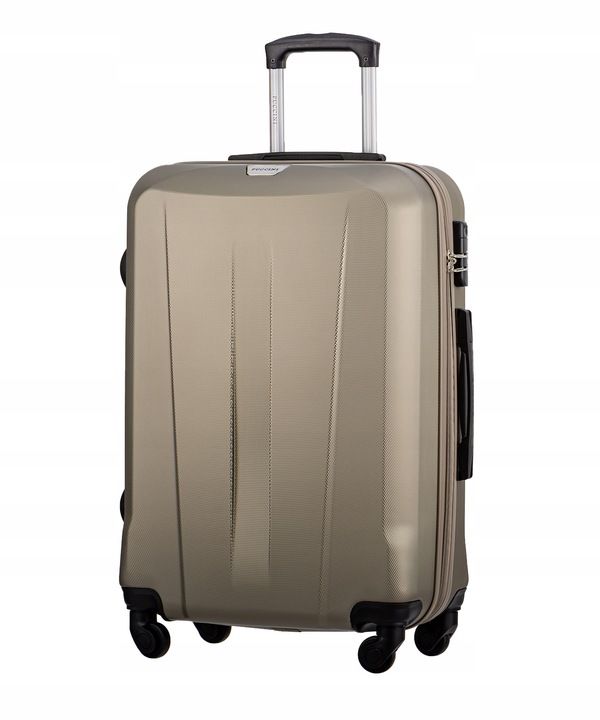 Walizka Średnia Podróżna Na Kółkach Twarda PUCCINI Szampańska ABS03B 6