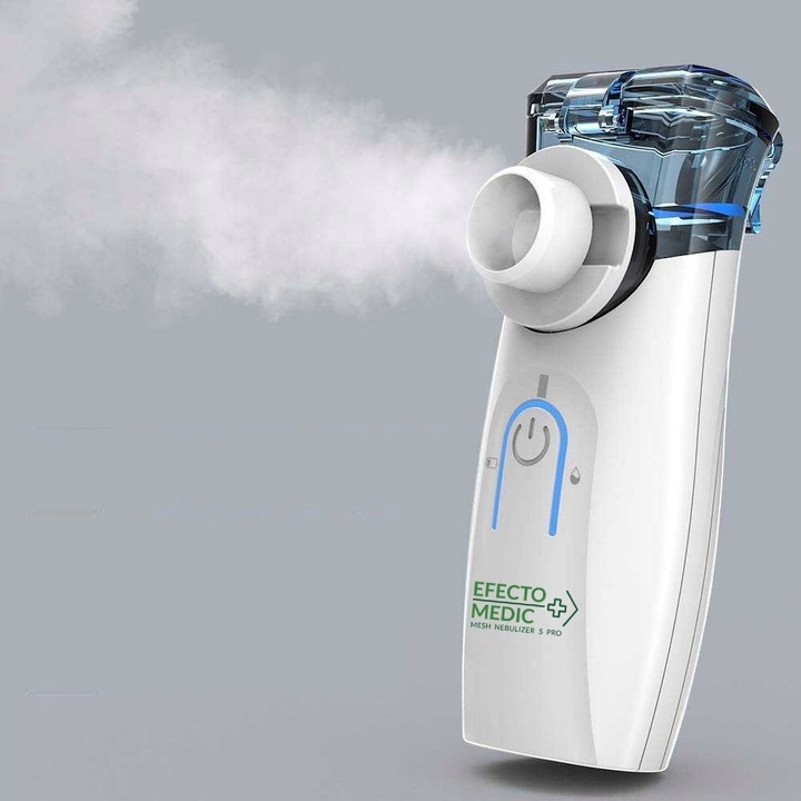 INHALATOR NEBULIZATOR Siateczkowy DLA DZIECI DOROSŁYCH przenośny CICHY SPRO
