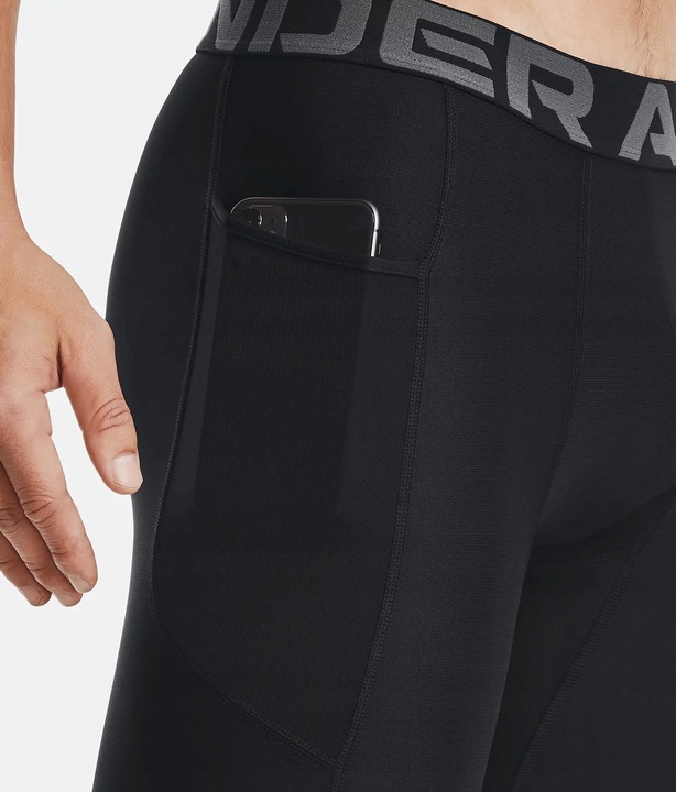 UNDER ARMOUR Spodenki kompresyjne HG Armor Lng Shorts-BLK