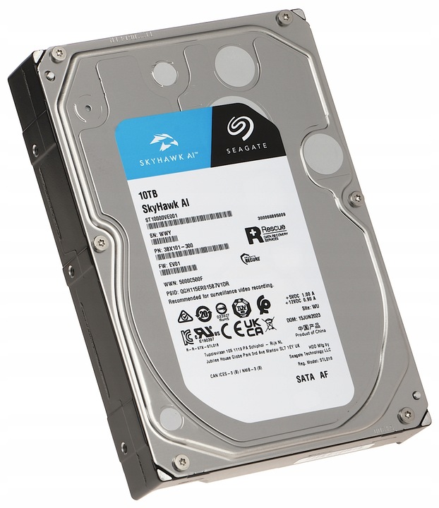Dysk twardy Seagate SkyHawk Al 10TB SATA III 3,5"