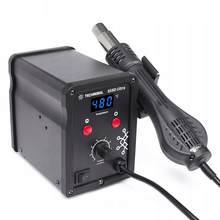 STACJA LUTOWNICZA hot air Spawarka do plastiku Techrebal 858D Ultra