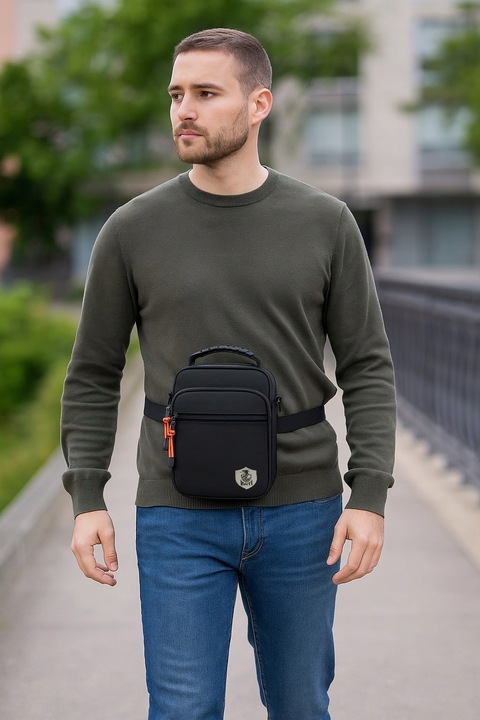 TORBA MĘSKA NERKA SASZETKA SPORTOWA BIODROWA NA RAMIĘ BIODRA