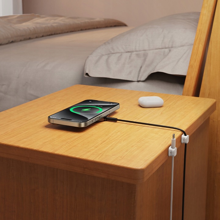 ORAGNIZER DO KABLI SAMOPRZYLEPNY MAGNETYCZNY 6 SZTUK NA BIURKO KOKPIT