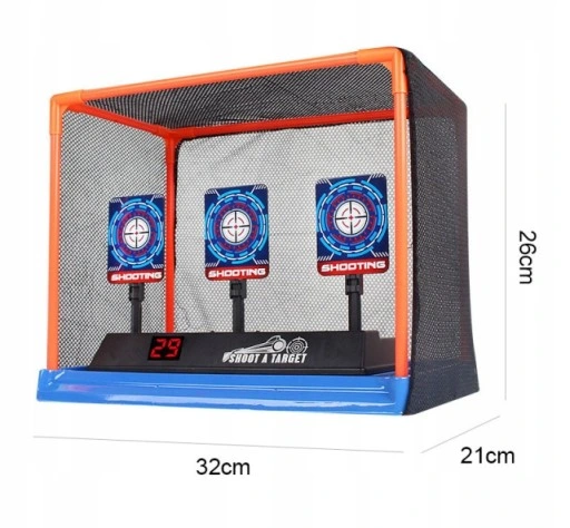 TARCZA elektroniczna do nerf STRZELNICA 3CELE E070