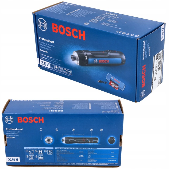 BOSCH GO 3 Inteligentny Śrubokręt akumulatorowy