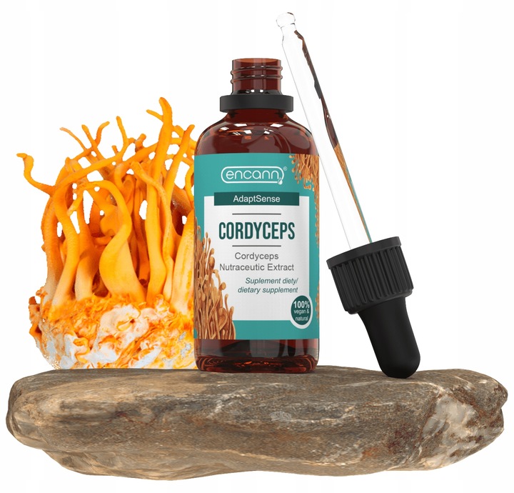 Encann Cordyceps (Maczużnik Bojowy) - silny ekstrakt w kroplach 50 ml