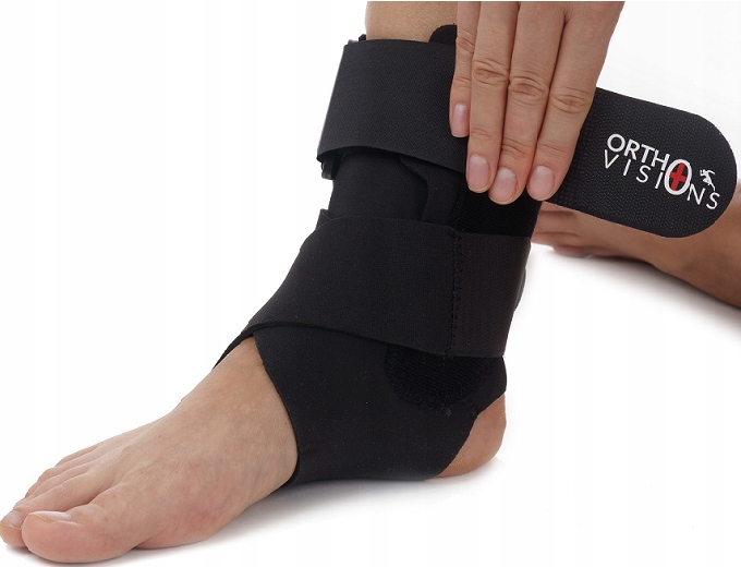 ORTEZA STAWU SKOKOWEGO STABILIZATOR STOPY I KOSTKI OPASKA NA STOPĘ I KOSTKĘ