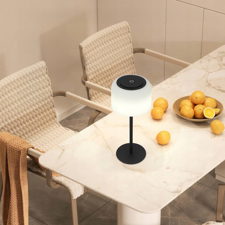 Lampka Na Biurko Stołowa LED Dotyk Akumulatorowa Ściemniacz 3 Barwy