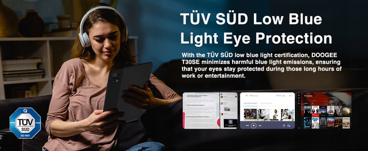 DOOGEE T30SE Tablet 11" 2.4K 9GB/128GB Android 14 WIFI SIM Hi-Res 8580mAh