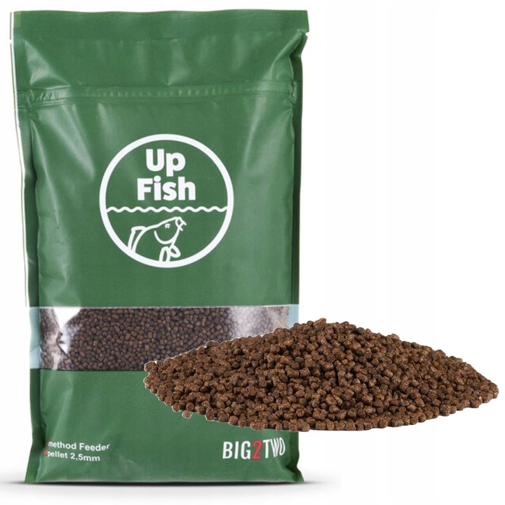 Zestaw Method Feeder UP FISH - PELLET BIG 2,5mm + METHOD MIX COMPETITION