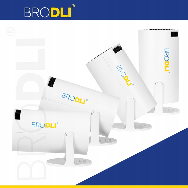 PROJEKTOR LED PRZENOŚNY RZUTNIK MULTIMEDIALNY ANDROID TV WI-FI