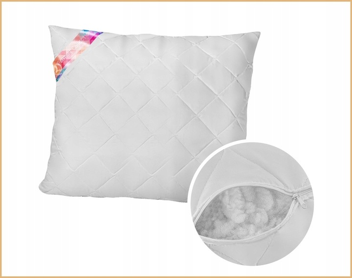 Poduszka 70x80cm Antyalergiczna biała wsad do poszewki Polski Producent MED