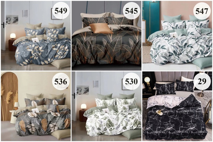 POŚCIEL 200x220 KOMPLET DWUSTRONNA Z PRZEŚCIERADŁEM MIŁA DUŻO WZORÓW #