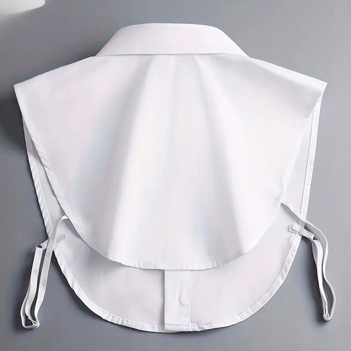 KOŁNIERZ Z ZAPIĘCIEM BIAŁA FAŁSZYWA DAMSKA KOSZULA BIAŁY KOŁNIERZYK