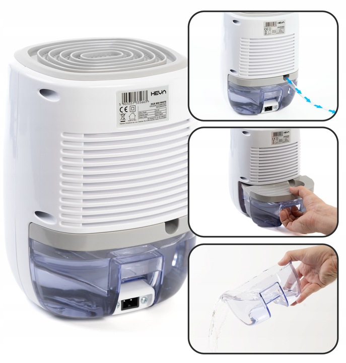Osuszacz powietrza pochłaniacz wilgoci HEVA DUX cichy wydajny duży