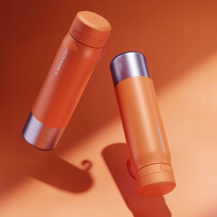 Butelka filtrująca stalowa bidon na wodę z filtrem WESSPER B2 ACTITEX