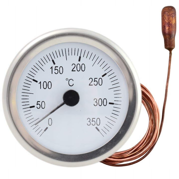 TERMOMETR ANALOGOWY TARCZOWY sonda 0...350C TPM04