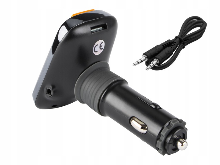 TRANSMITER BLUETOOTH FM ŁADOWARKA 2x USB PD QC BASS ZESTAW GŁOŚNOMÓWIĄCY