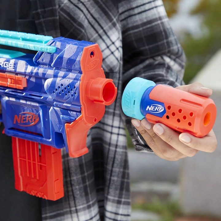 PISTOLET NERF ELITE 2.0 Automatyczny STORMCHARGE 4W1 20 STRZAŁEK +10 WAFFLE