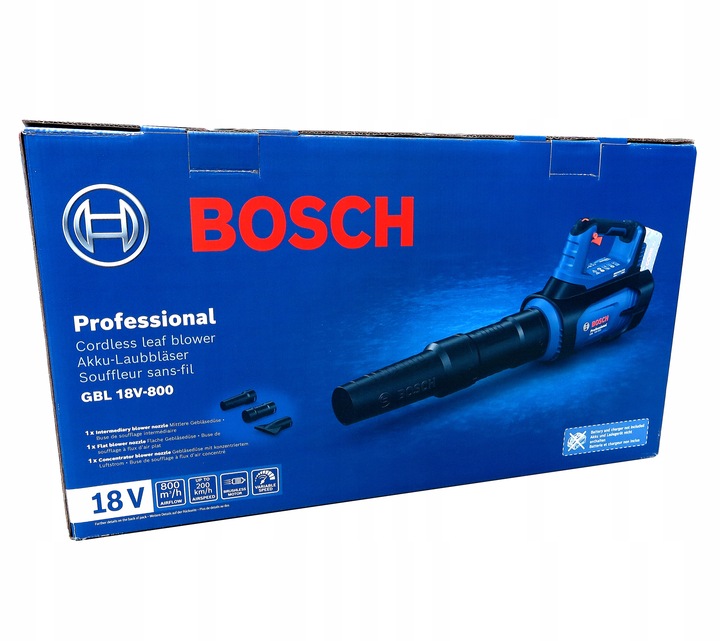 Dmuchawa do liści akumulatorowa BOSCH GBL 18V-800 06008D2200 Body