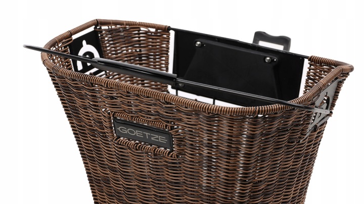 Kosz rowerowy przedni Goetze KR-01 ciemnobrązowy