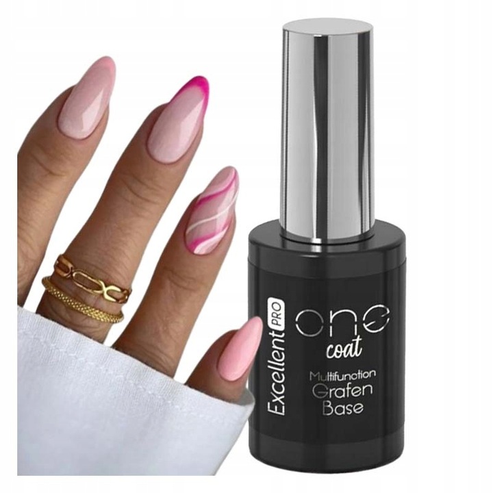 Baza Hybrydowa Baza Do Paznokci Excellent PRO One Coat Grafen Base 11g