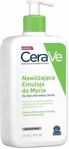 CeraVe emulsja do mycia twarzy i ciała nawilżająca, 473 ml