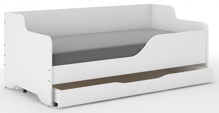 Łóżko dziecięce LILU 160x80 z GRAFIKĄ - Szuflada !