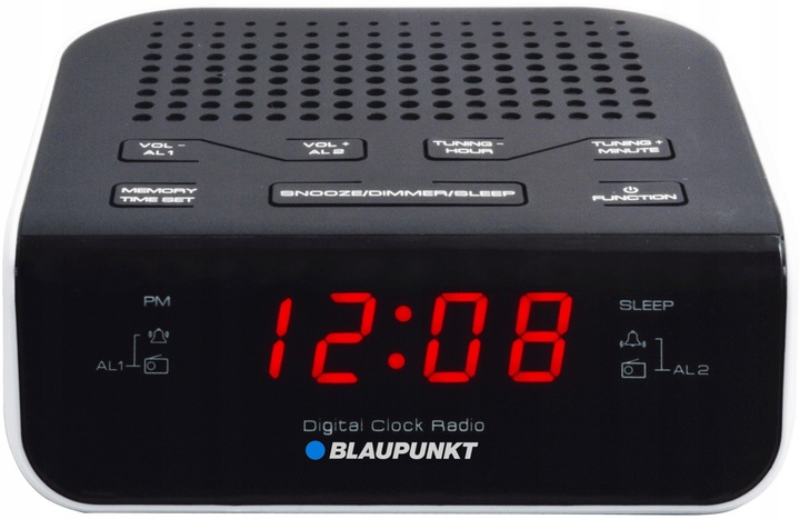 Radio PLL FM budzik alarm zegarek LCD - Blaupunkt CR5WH