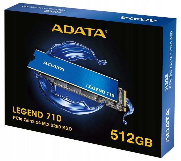 Dysk SSD Legend 710 512GB PCIe 3x4 2.4/1 GB/s M2