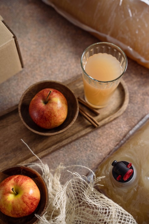 4X SOK JABŁKOWY SŁODKI 5L 100% TŁOCZONY Z JABŁEK SOKI NATURALNE BEZ CUKRU