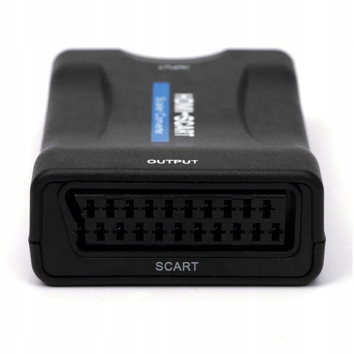 ADAPTER KONWERTER PRZEJŚCIÓWKA EURO ZŁĄCZE SCART do HDMI FULL HD MHL