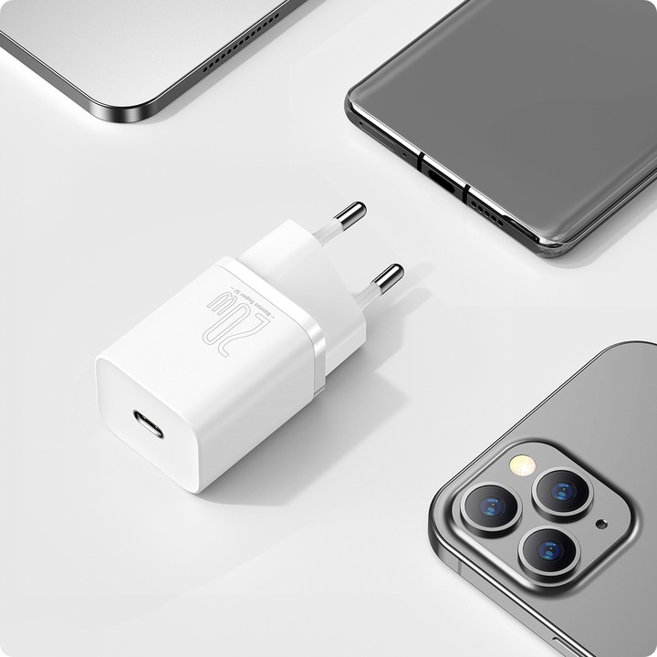 Ładowarka sieciowa Baseus do Apple ipone X 11 12 13 kabel Lightning USB-C