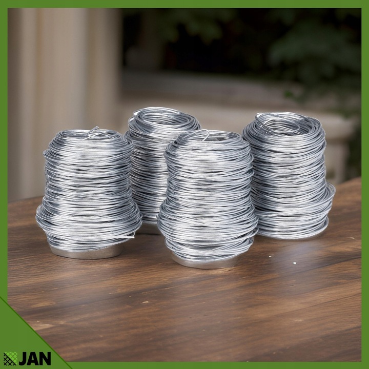 Drut Do Siatki Leśnej fi 1,4mm Zwój 40m Zastosowanie Uniwersalne Ocynkowany