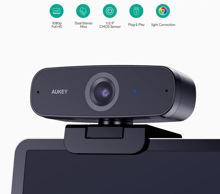 Kamera internetowa Aukey PC-W3 2 MP 1080P mikrofon