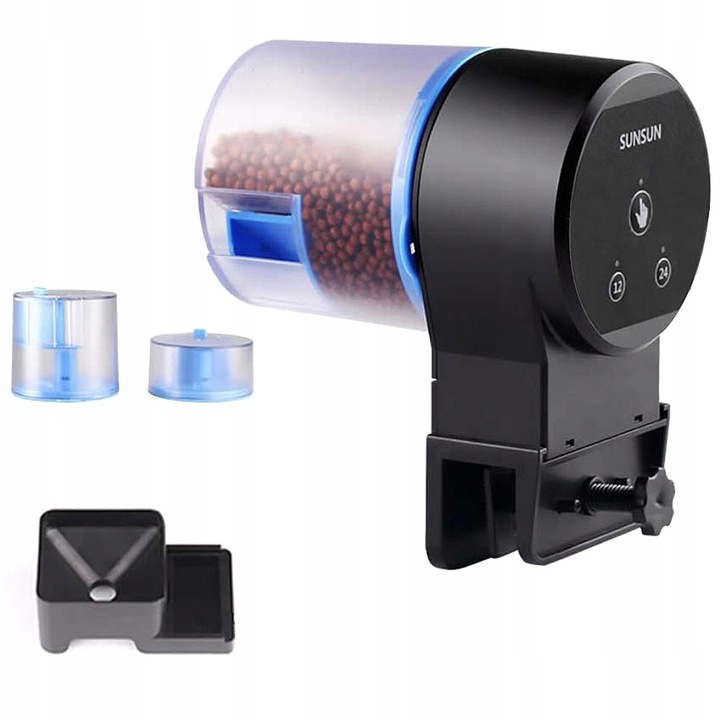 KARMNIK AUTOMATYCZNY DO AKWARIUM KARMIENIE RYB DOZOWNIK POJEMNOŚĆ 500ML