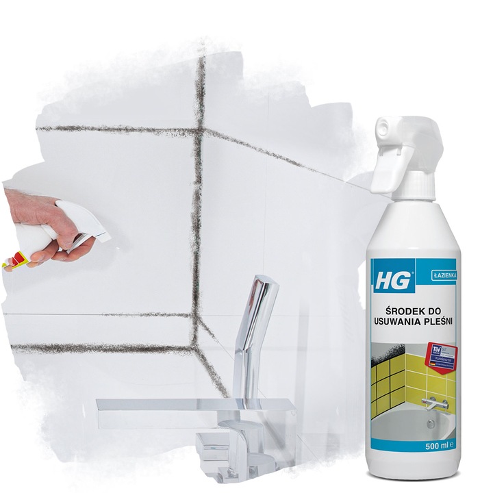 HG środek na pleśń usuwa grzyb ze ścian MOCNY ŚRODEK profesjonalny 500ml