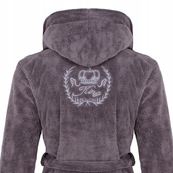 SZLAFROK Z KAPTUREM L CIEPŁY GRUBY męski L super jakość