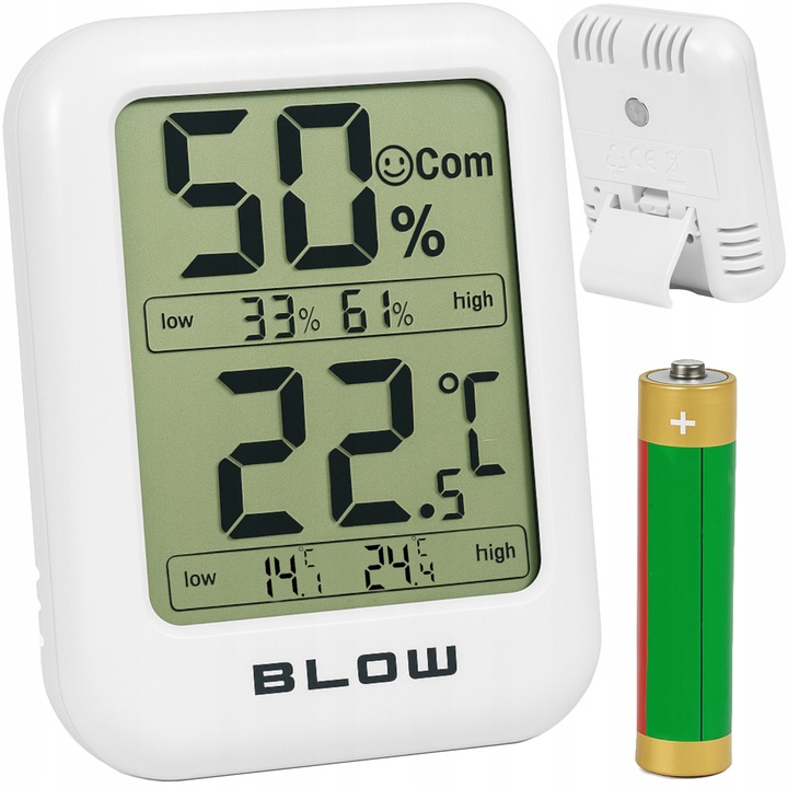 3x TERMOMETR MINI STACJA POGODOWA POGODY HIGROMETR ZESTAW MAGNES