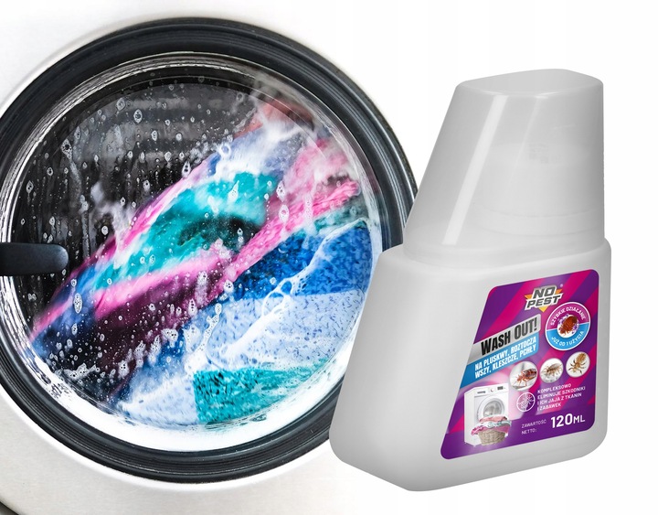 ŚRODEK DO PRANIA NA PLUSKWY ROZTOCZA WSZY KLESZCZE PCHŁY JAJA LARW