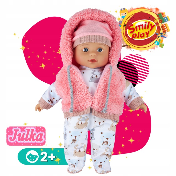 Lalka bobas jak żywa interaktywna mówiąca śpiewająca ucząca w 2 językach