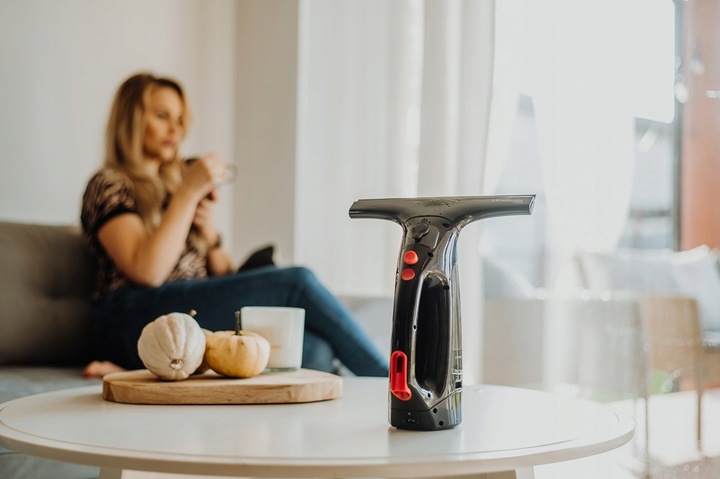 MYJKA DO OKIEN SZYB LUSTER BLATÓW AKUMULATOROWA POZIOME MYCIE