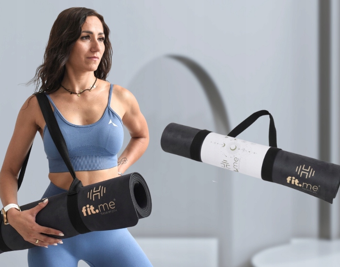 PIĘKNA MATA PREMIUM DO JOGI ĆWICZEŃ STABILNA ZAMSZOWA MIĘKKA 4 MM ZE WZOREM