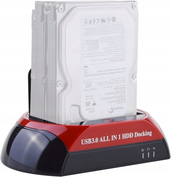 Stacja Dokująca dysków SATA HDD SSD USB 3.0 Klonowanie OTC 2,5 3.5